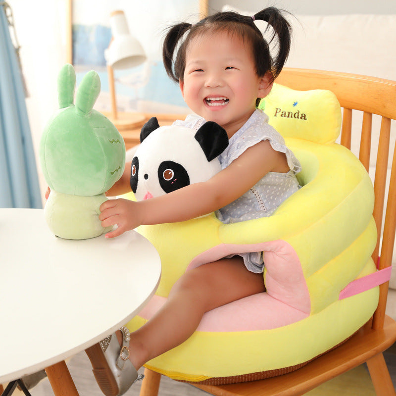 Cute Anti-rollover Baby Learns To Sit On Sofa Cartoon Plush Toys